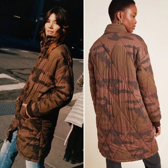 NWT Anthropologie Marrakech Quilted-Parka Coat - Picture 2 of 12